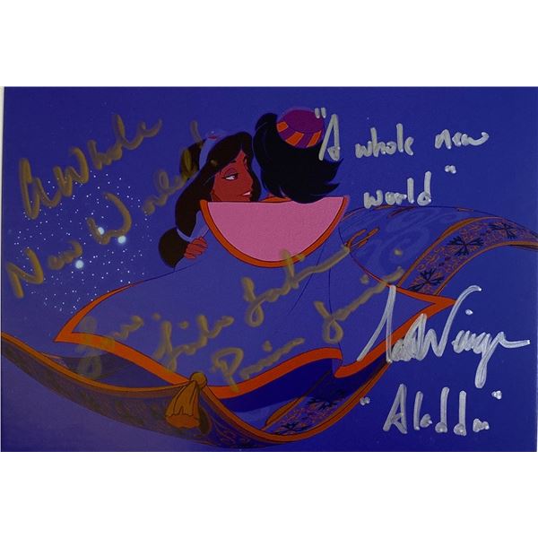 Autograph Aladdin Disney Card