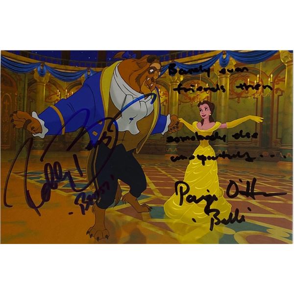Autograph Beauty and the Beast Disney Card