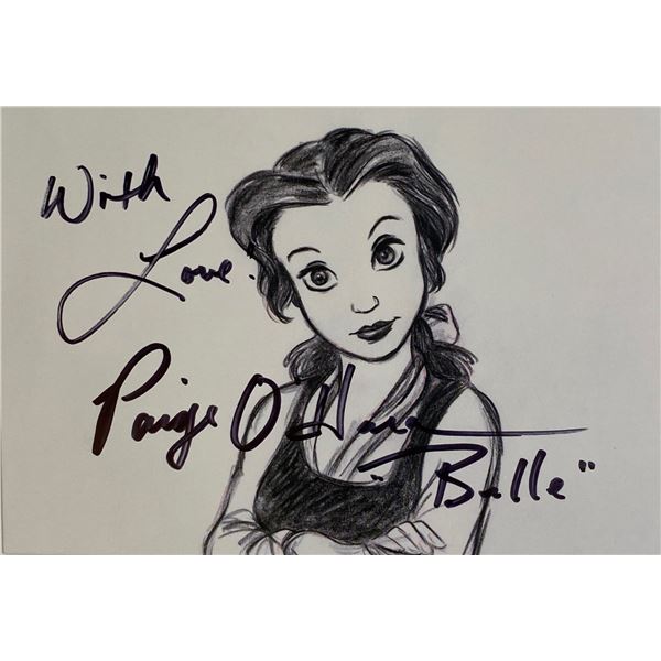 Autograph Beauty and the Beast Disney Card