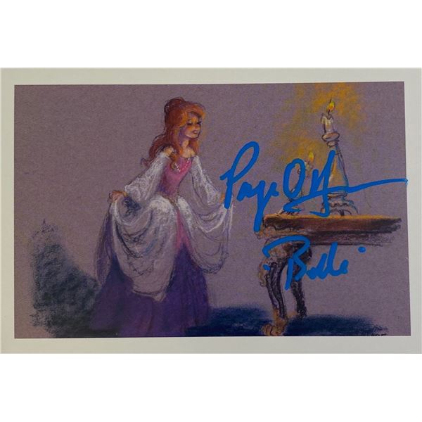 Autograph Beauty and the Beast Disney Card
