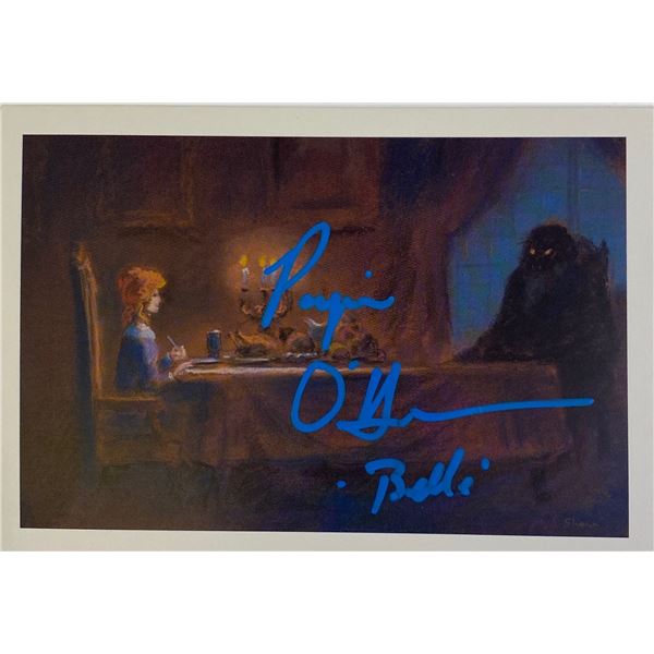 Autograph Beauty and the Beast Disney Card