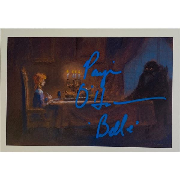 Autograph Beauty and the Beast Disney Card