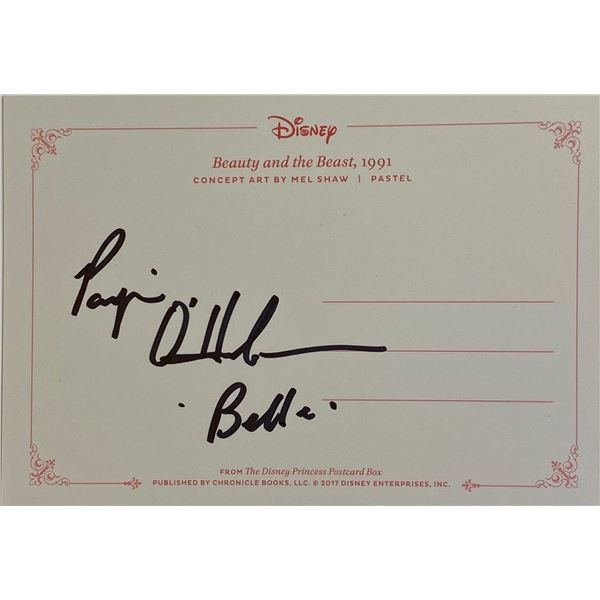 Autograph Beauty and the Beast Disney Card