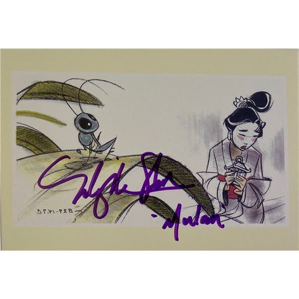 Autograph Mulan Disney Card