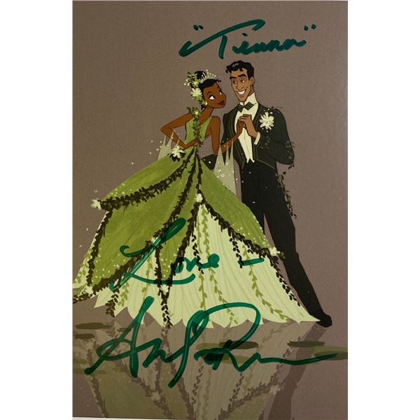 Autograph Princess and the Frog Disney Card