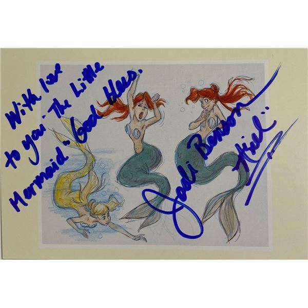 Autograph Little Mermaid Disney Card