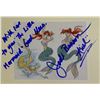 Image 1 : Autograph Little Mermaid Disney Card