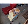 Image 3 : Dolls Chaise Lounger & Antique Stroller Cat A