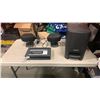 Image 1 : BOSE CINEMATE 120 CONSOLE, ACOUSTIMASS SUB AND 2 SPEAKERS