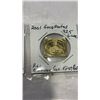 Image 3 : 2001 PROOF 3 CENT COLLECTOR COIN AND STAMP - RED BEAVER, CANADAS FIRST POSTAGE GOLD PLATED .925 SILV