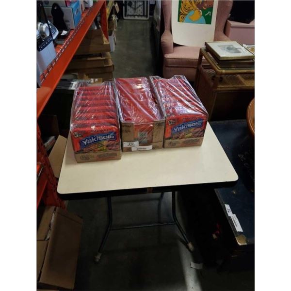 3 BOXES OF YAKISOBA CHICKEN FLAVORED INSTANT NOODLES