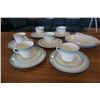 Image 2 : BLUE WHITE CHINA TEA CUPS AND SAUCERS AND PLATES