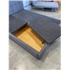 Image 8 : NEW MODERN GREY QUEENSIZE PLATFORM BED WITH UNDER BED STORAGE