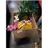 Image 1 : BOX OF ARTIFICIAL FLOWERS, ORCHIDS