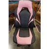 Image 2 : BLACK AND PINK GAS LIFT GAMING CHAIR