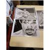 Image 2 : 3 SIGNED UNFRAMED CHARCOAL ETCHINGS MANNY PACQUIAO AND KOBE BRYANT