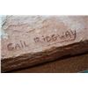 Image 8 : ORIGINAL ART BY GAIL RIDGWAY - 'ARIEL VIEW OF MONUMENT VALLEY' CLAY MICA AND HANDMADE PAPER 39 X 55 