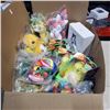 Image 1 : BOX OF NEW GLOW IN THE DARK SILLY PUTTY, POKEMON PLUSH, STAMPS AND MORE
