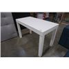 Image 2 : MODERN WHITE 1 DRAWER DESK