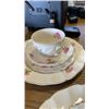 Image 8 : SADLER TEAPOT W/ CREAM AND SUGAR, AND 16 PIECES MADE IN ENGLAND CHINA