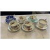 Image 1 : 6 ASSORTED CUPS AND SAUCERS - 3 ROYAL ALBERT, ROSLYN, COAL PORT, AND ROYAL CRAFTON