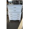 Image 1 : BARONET WHITE PAINTED 5 DRAWER DRESSER