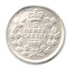 Image 1 : 1902 Canadian Silver Five Cent