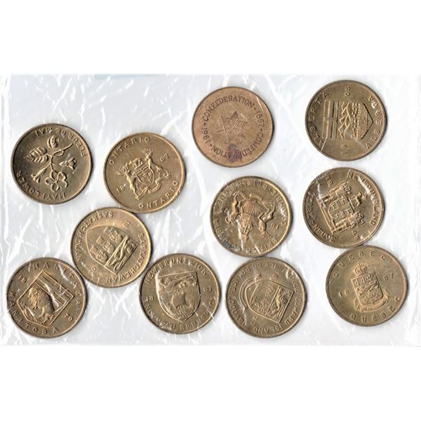 1967 Provinces Token Set