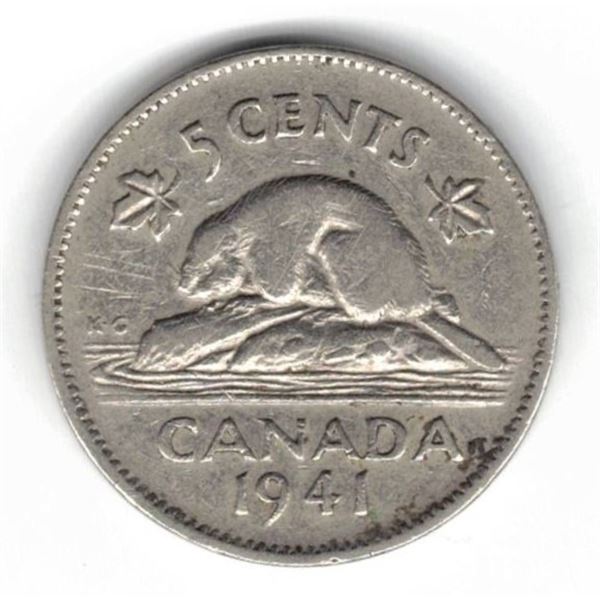 1941 Canadian Five Cent