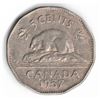 Image 1 : 1957 Canadian Five Cent