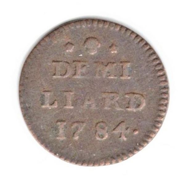 1784 Luxembourgish Demi (1/2) Liard