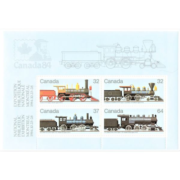 Canada Post - Canadian Locomotives 1984 Full Sheet