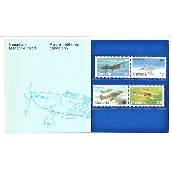 Canada Post - Canadian Military Aircraft Stamps - Pamphlet and Full Sheet