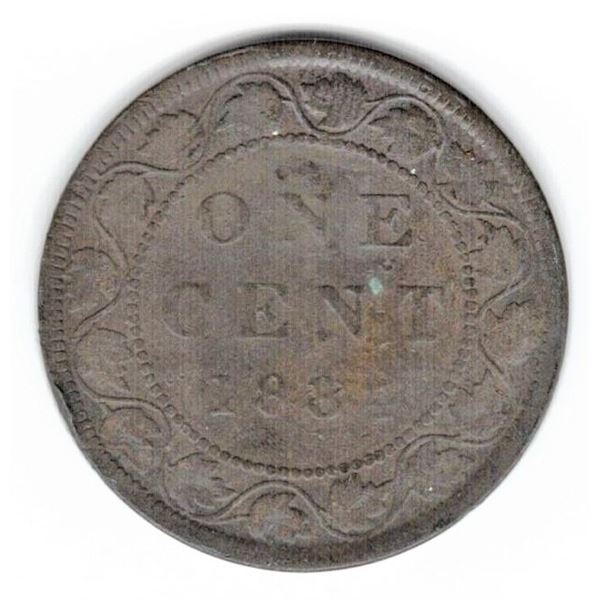 1884 Canadian Large Cent