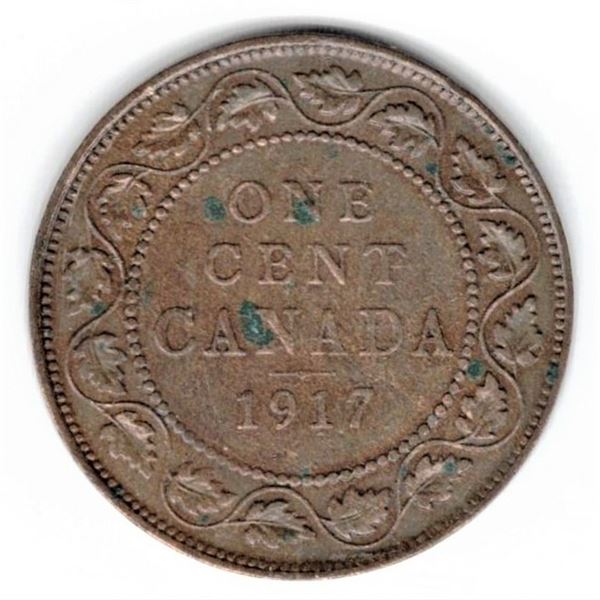 1917 Canadian Large Cent