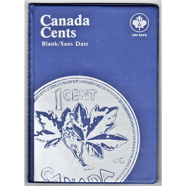 Canada Small Cents Book - Includes 51 Pennies