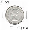 Image 1 : 1954 Canadian Silver Fifty Cent