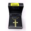 Image 2 : New Gold Plated Stainless Steel Cross in Box