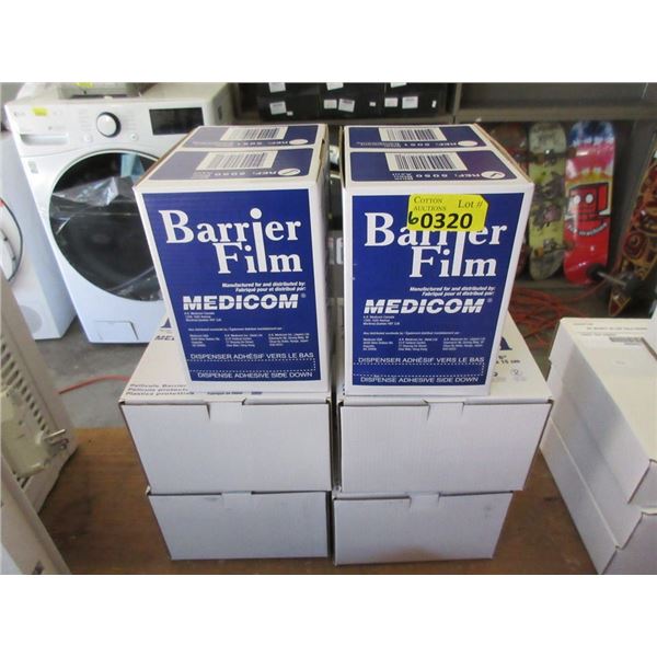 6 New Medicom 4" x 6" Barrier Film