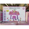Image 1 : 2 New Temi Sand & Water Beach Toy Tables - Age 3+
