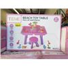 Image 1 : 2 New Temi Sand & Water Beach Toy Tables - Age 3+