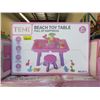 Image 1 : 2 New Temi Sand & Water Beach Toy Tables - Age 3+