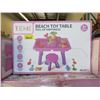 Image 1 : 2 New Temi Sand & Water Beach Toy Tables - Age 3+