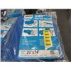 Image 1 : New 20' x 24' Blue Poly Tarp