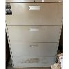 Image 1 : 4 DRAWER LEGAL SIZE METAL FILING CABINET