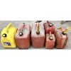Image 1 : LOT OF 6 - PLASTIC GAS CANS