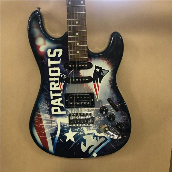 Limited Edition Work of Art New England Patriots Electric Guitar