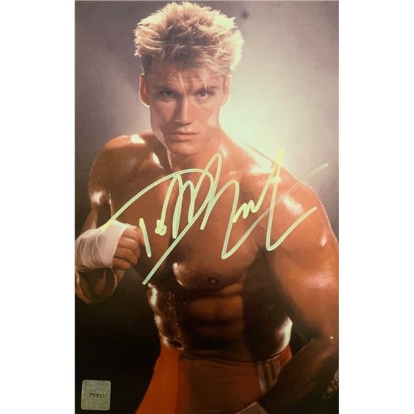 Dolph Lundgren (Ivan Drago) Signed Rocky IV Photograph