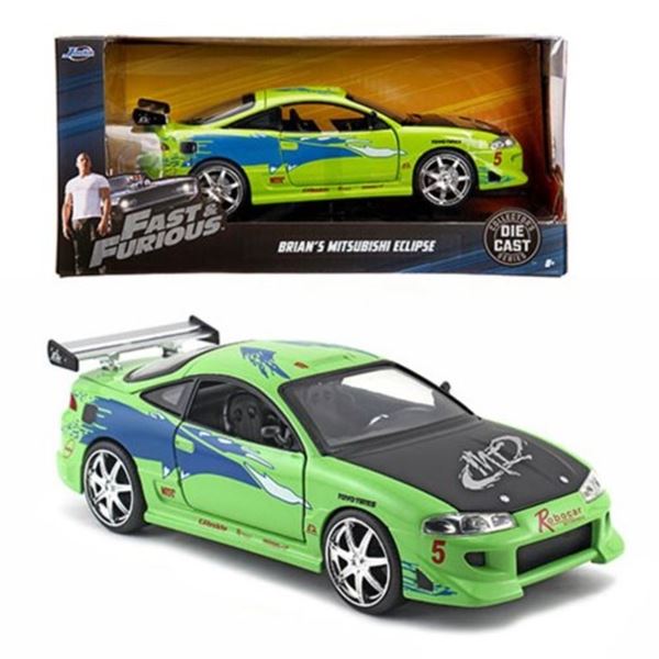 Fast and the Furious Brian's Mitsubishi Eclipse 1:24 Scale Die-Cast Metal Vehicle