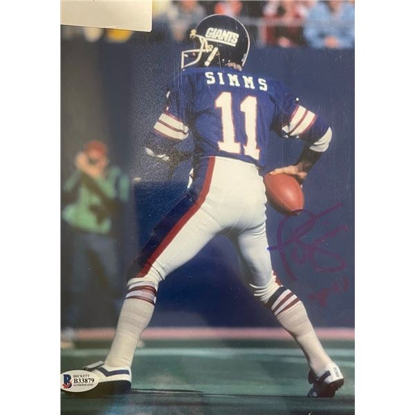 Phil Simms Signed Photograph